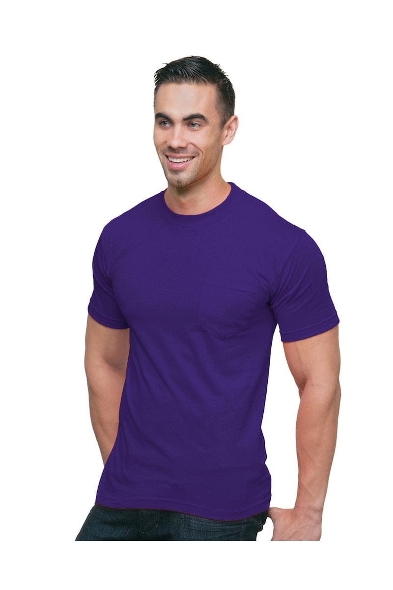 Bayside T-Shirts Bayside BA3015: Adult 6.1 oz., Cotton Pocket T-Shirt