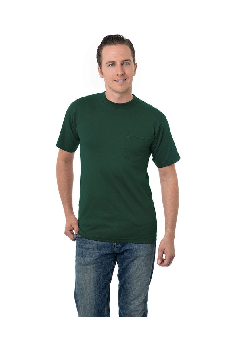 Bayside T-Shirts Bayside BA3015: Adult 6.1 oz., Cotton Pocket T-Shirt