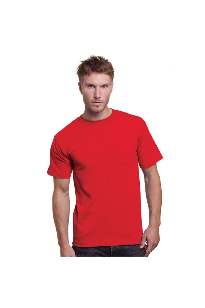 Bayside T-Shirts Bayside BA3015: Adult 6.1 oz., Cotton Pocket T-Shirt