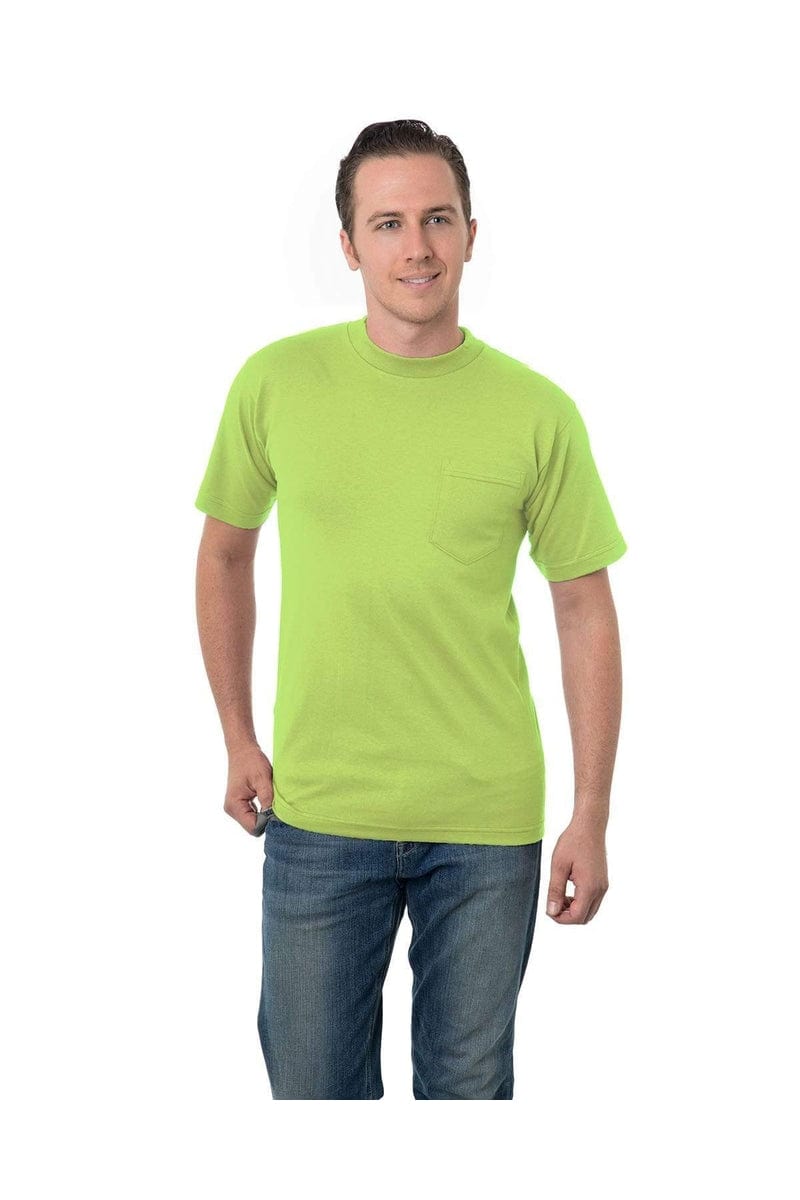 Bayside T-Shirts Bayside BA3015: Adult 6.1 oz., Cotton Pocket T-Shirt
