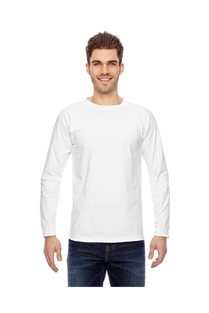 Bayside T-Shirts Bayside BA6100: Adult 6.1 oz., 100% Cotton Long Sleeve T-Shirt