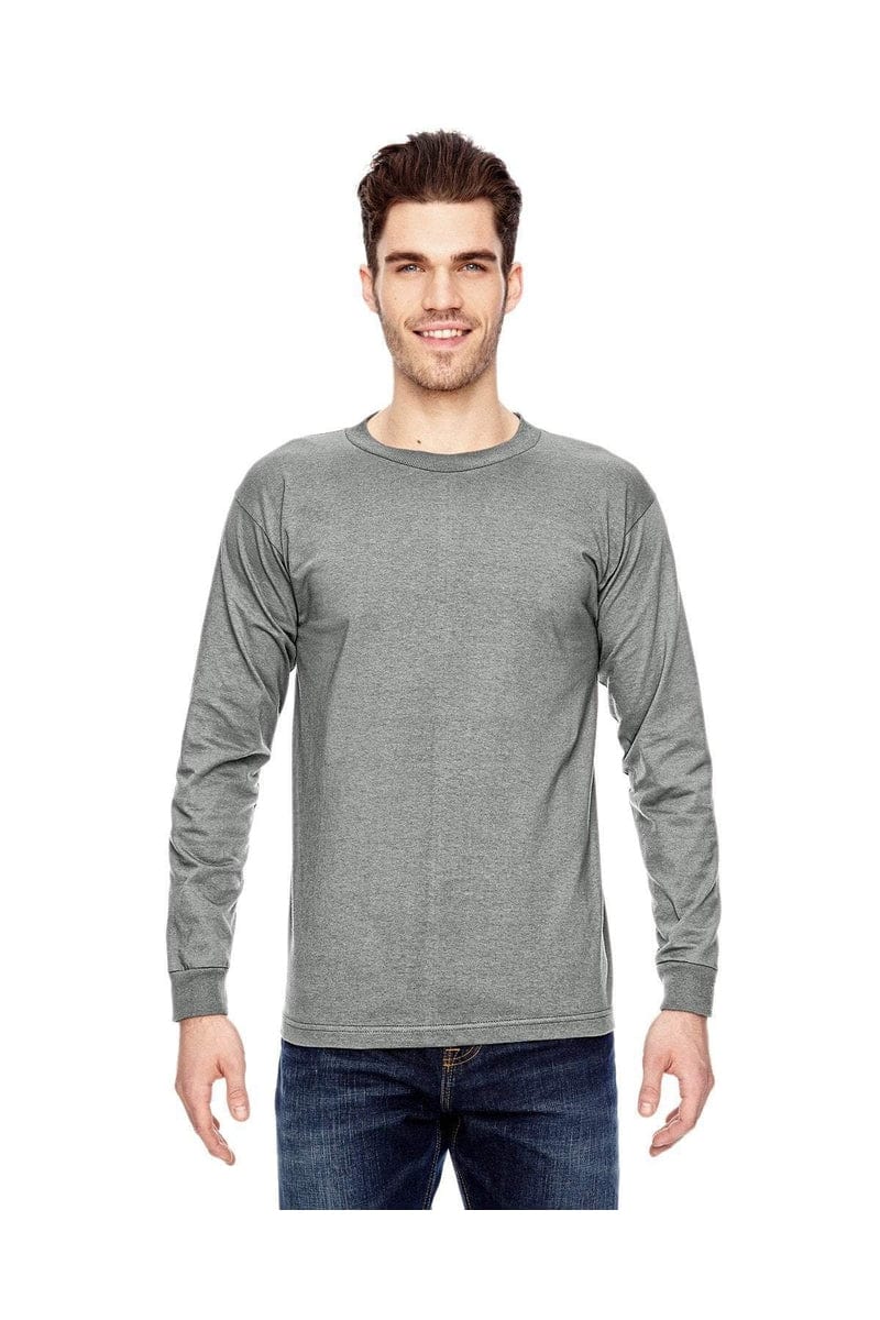 Bayside T-Shirts Bayside BA6100: Adult 6.1 oz., 100% Cotton Long Sleeve T-Shirt
