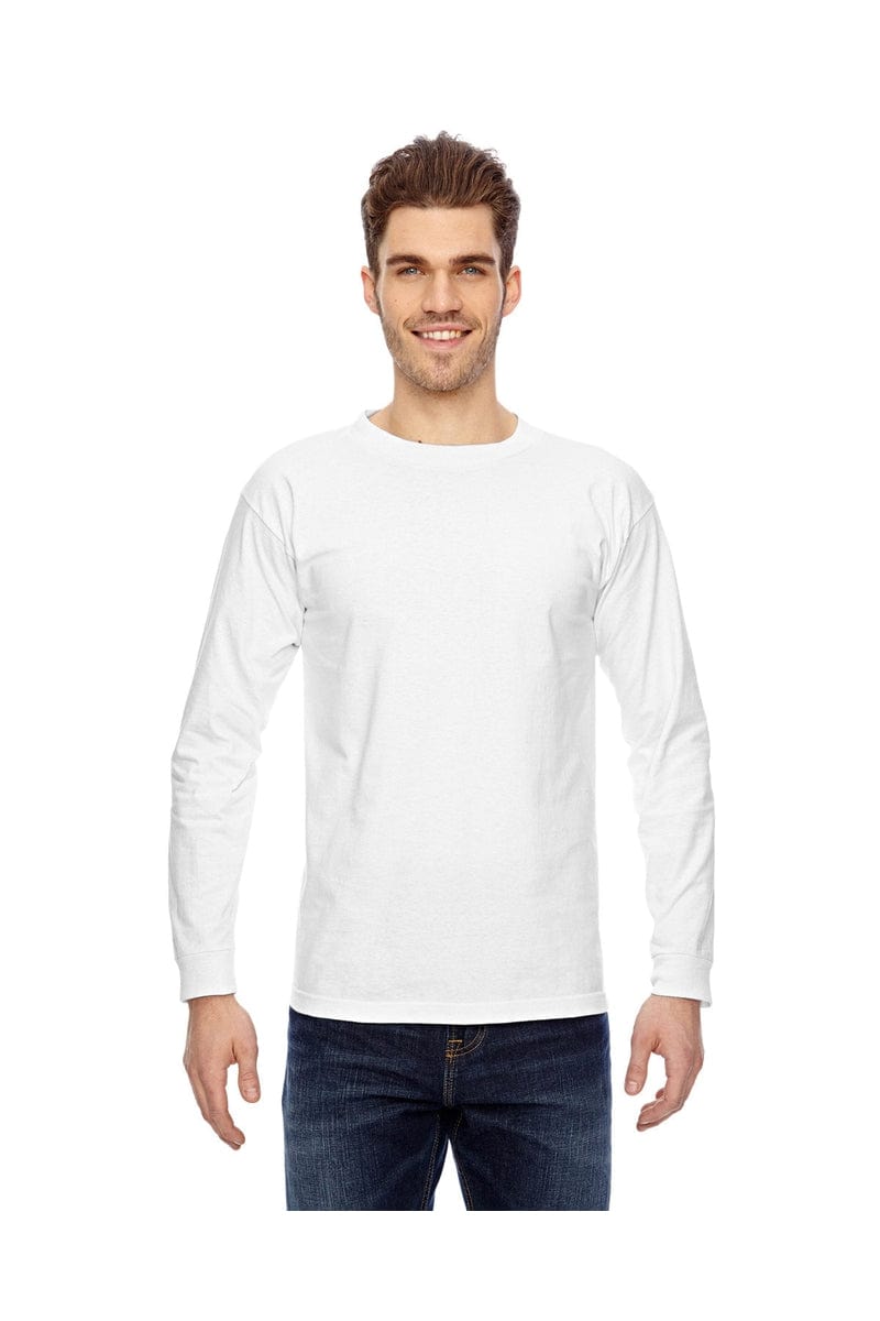 Bayside T-Shirts Bayside BA6100: Adult 6.1 oz., 100% Cotton Long Sleeve T-Shirt