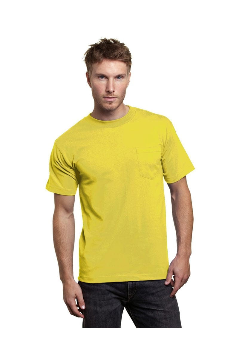 Bayside T-Shirts Bayside BA7100: Adult 6.1 oz., 100% Cotton Pocket T-Shirt