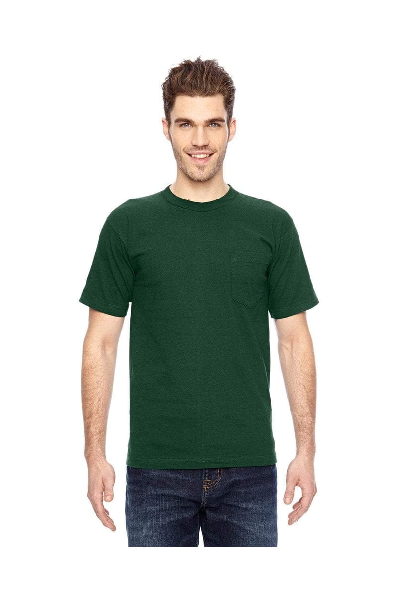 Bayside T-Shirts Bayside BA7100: Adult 6.1 oz., 100% Cotton Pocket T-Shirt