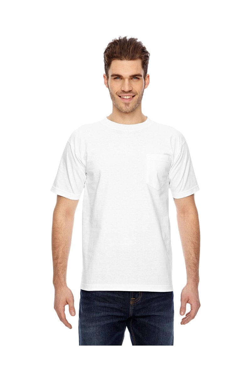 Bayside T-Shirts Bayside BA7100: Adult 6.1 oz., 100% Cotton Pocket T-Shirt