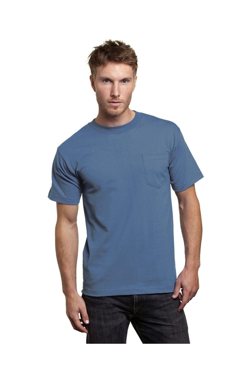 Bayside T-Shirts Bayside BA7100: Adult 6.1 oz., 100% Cotton Pocket T-Shirt