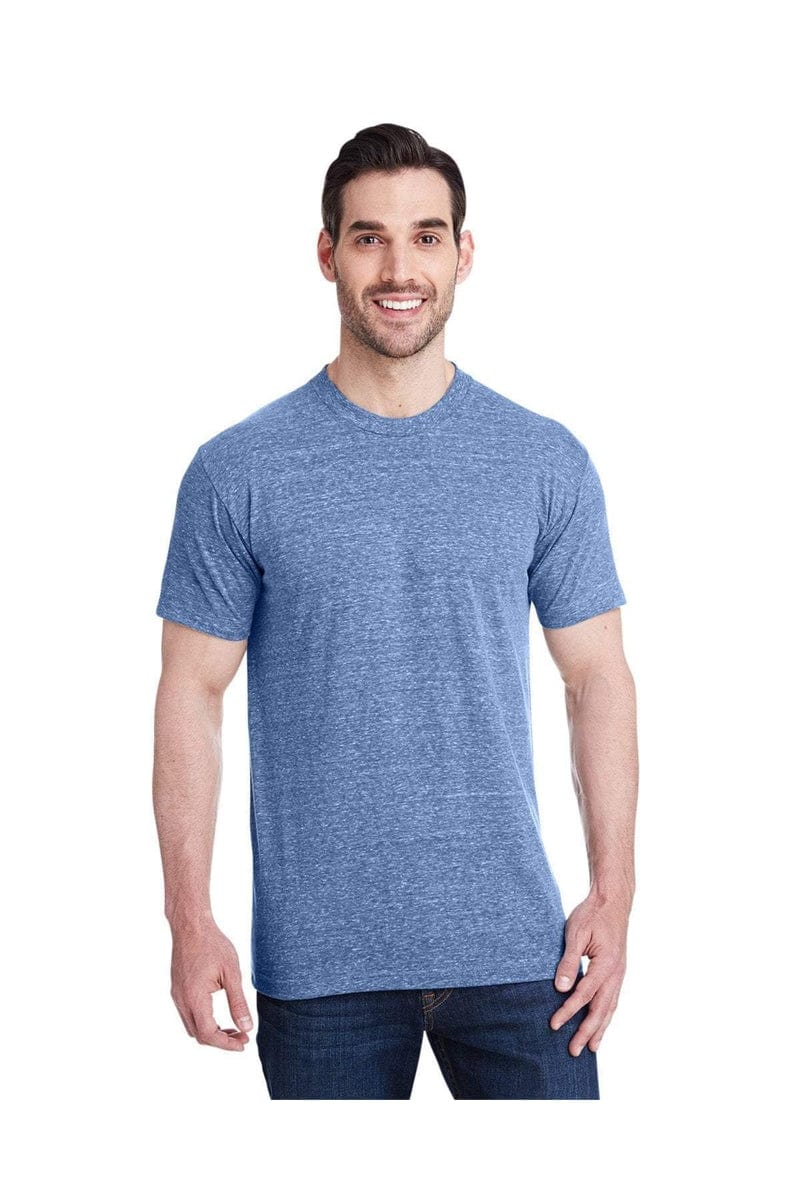 Bayside T-Shirts M / Tri Berry Blue Bayside 5710: Unisex Triblend T-Shirt, Basic Colors