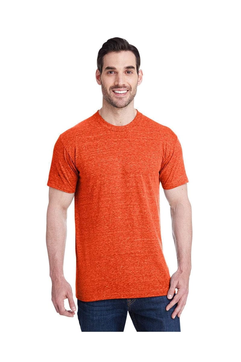 Bayside T-Shirts M / Tri Orange Bayside 5710: Unisex Triblend T-Shirt, Basic Colors