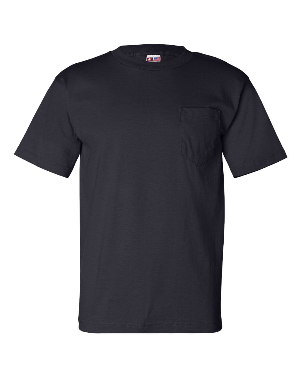 Bayside T-Shirts - Premium S / Navy Bayside 7100 Unisex USA-Made Pocket T-Shirt