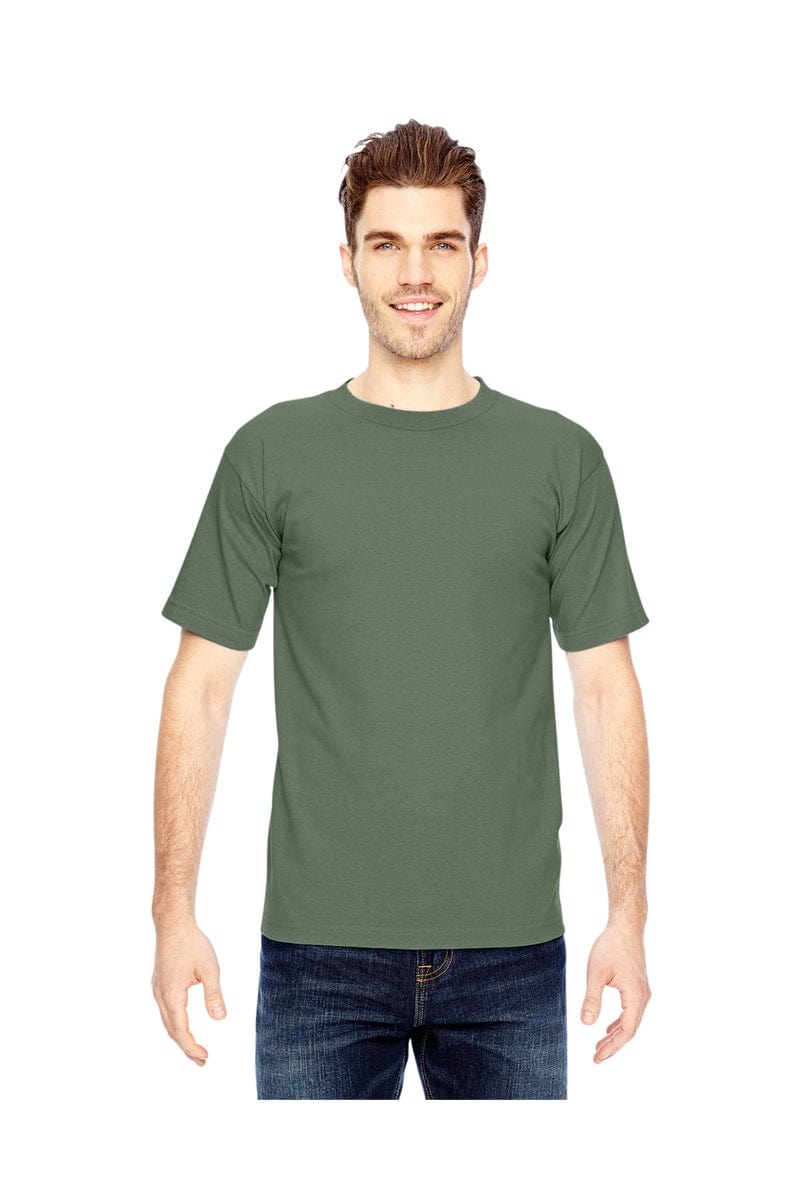 Bayside T-Shirts S / Army Green Bayside BA5100: Adult 6.1 oz., 100% Cotton T-Shirt, Traditional Colors
