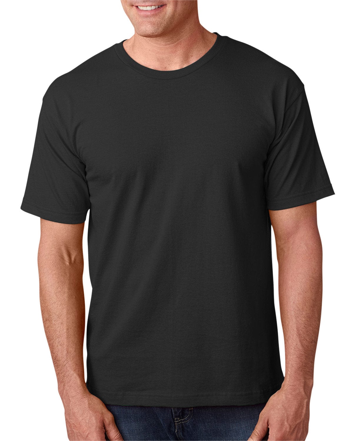 Bayside T-Shirts S / Black Bayside BA5040: Adult 5.4 oz., 100% Cotton T-Shirt