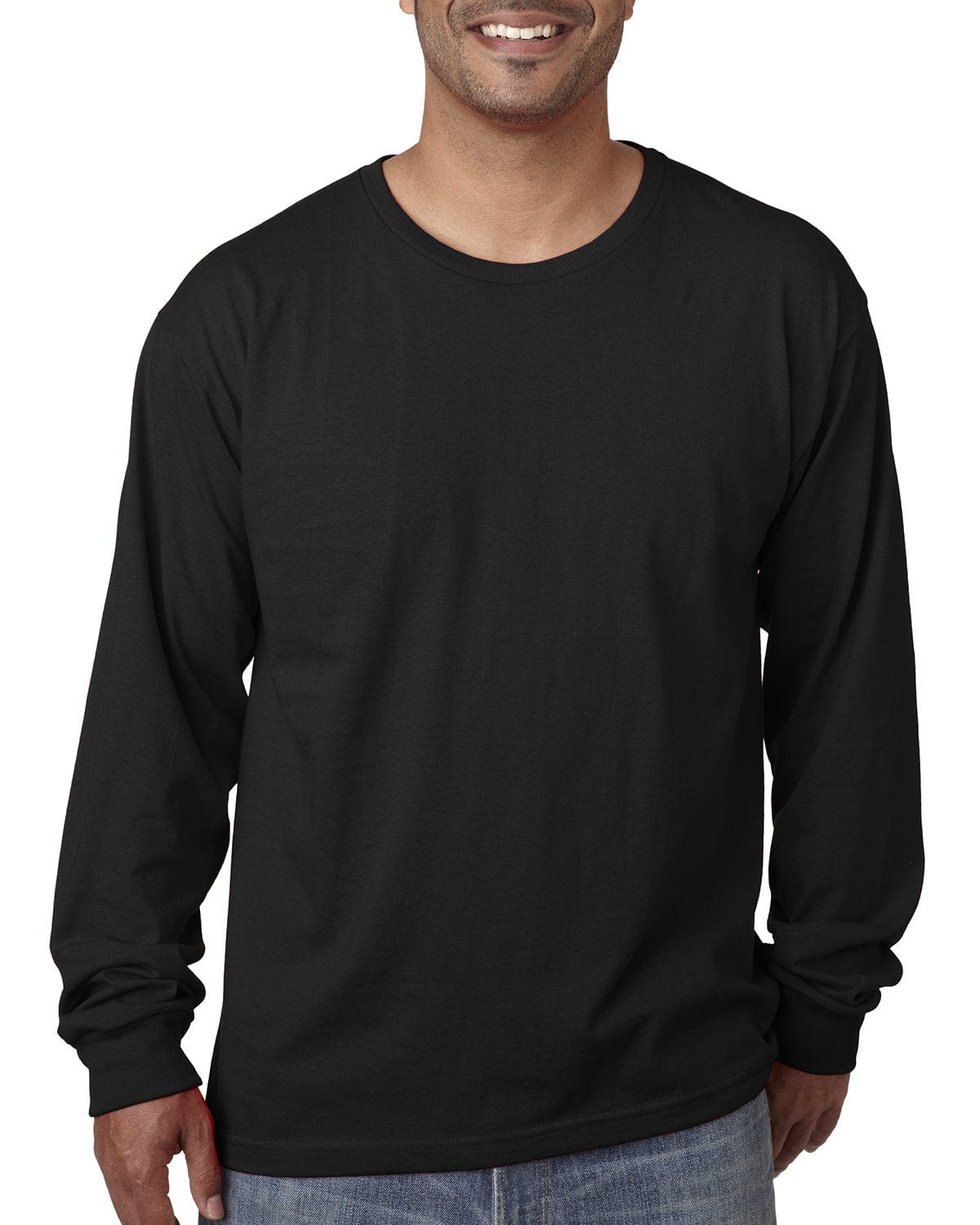 Bayside T-Shirts S / Black Bayside BA5060: Adult Long-Sleeve T-Shirt