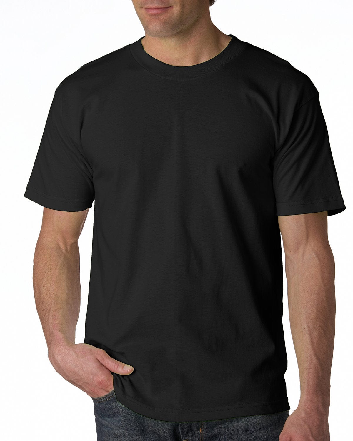 Bayside T-Shirts S / Black Bayside BA5100: Adult 6.1 oz., 100% Cotton T-Shirt