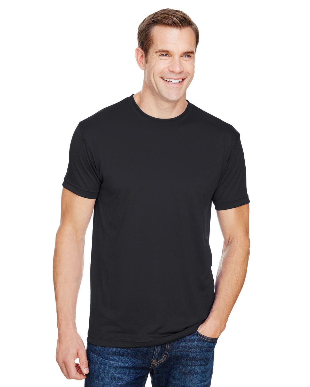 Bayside T-Shirts S / Black Bayside BA5300: Unisex 4.5 oz., Polyester Performance T-Shirt