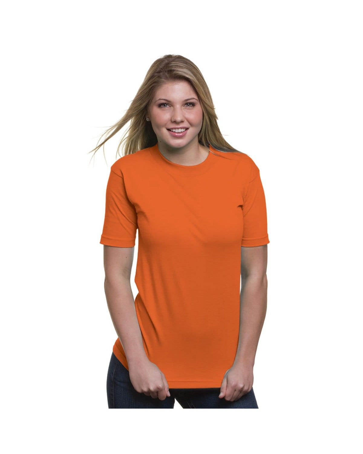 Bayside T-Shirts S / Bright Orange Bayside BA2905: Adult 6.1 oz. 100% Cotton T-Shirt