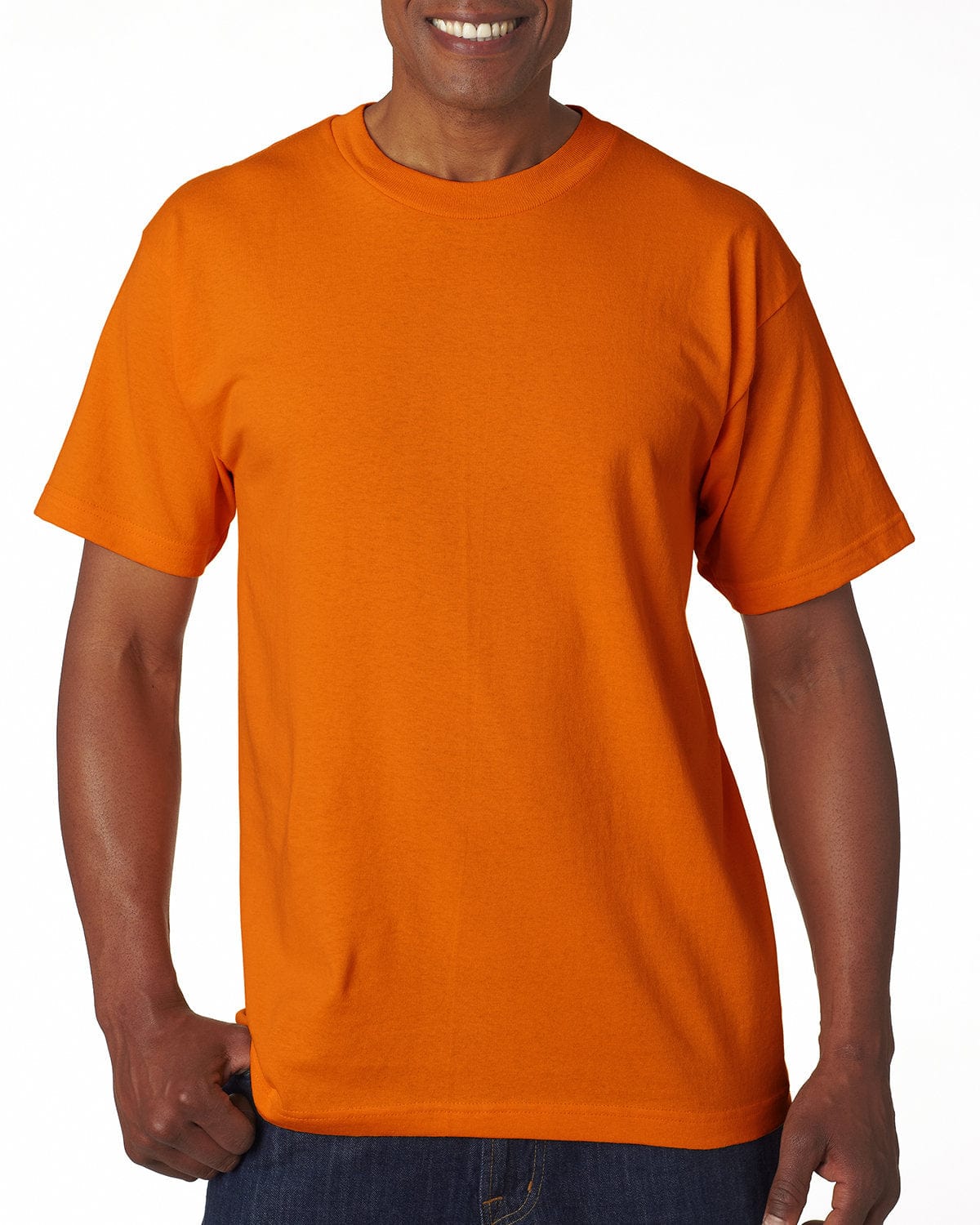 Bayside T-Shirts S / Bright Orange Bayside BA5100: Adult 6.1 oz., 100% Cotton T-Shirt