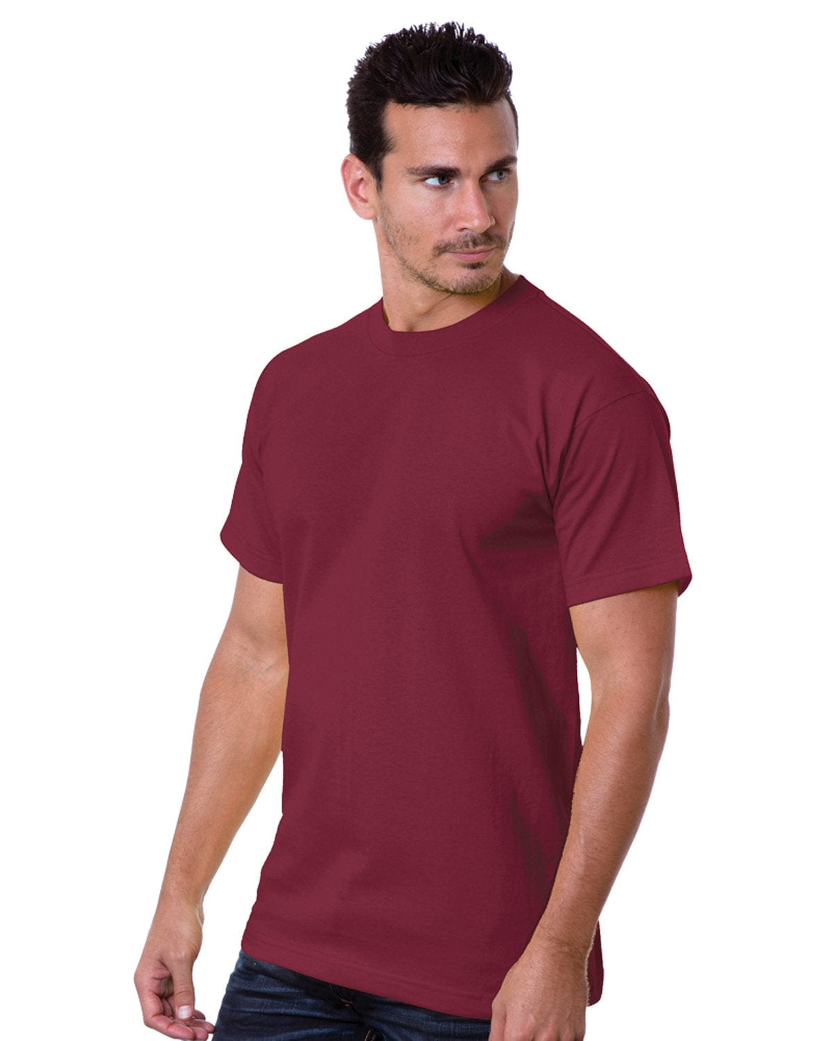 Bayside T-Shirts S / Burgundy Bayside BA5100: Adult 6.1 oz., 100% Cotton T-Shirt