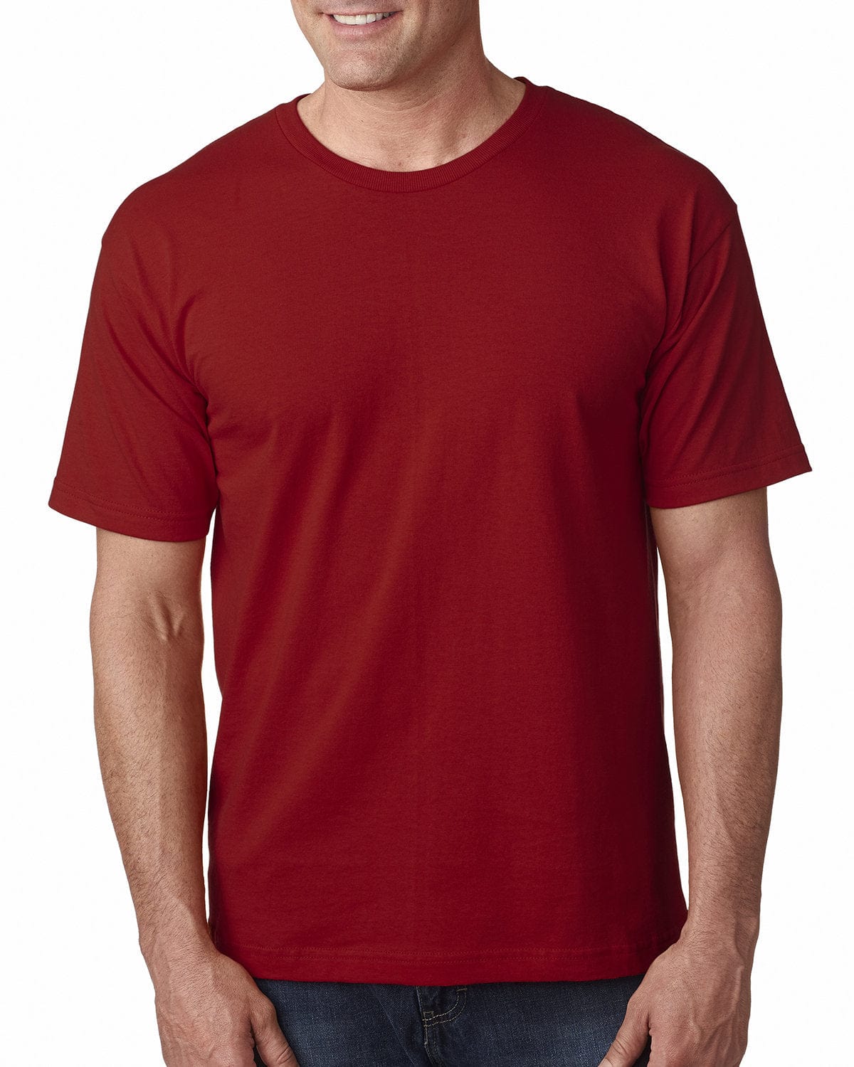 Bayside T-Shirts S / Cardinal Bayside BA5040: Adult 5.4 oz., 100% Cotton T-Shirt