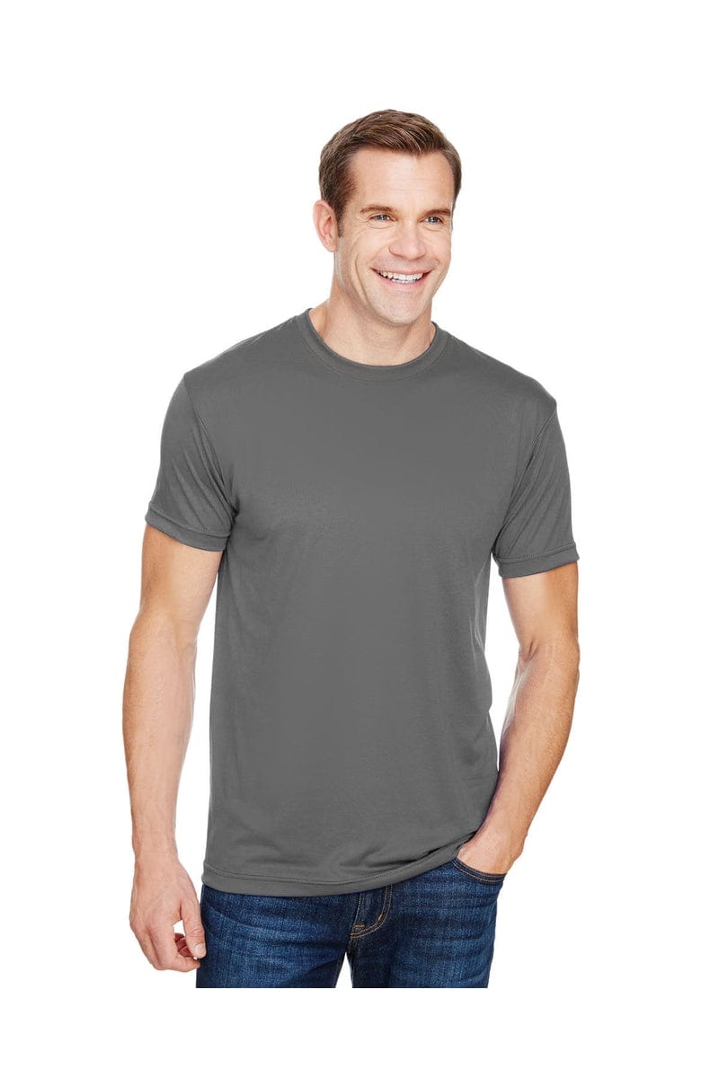 Bayside T-Shirts S / Charcoal Bayside BA5300: Unisex 4.5 oz., Polyester Performance T-Shirt