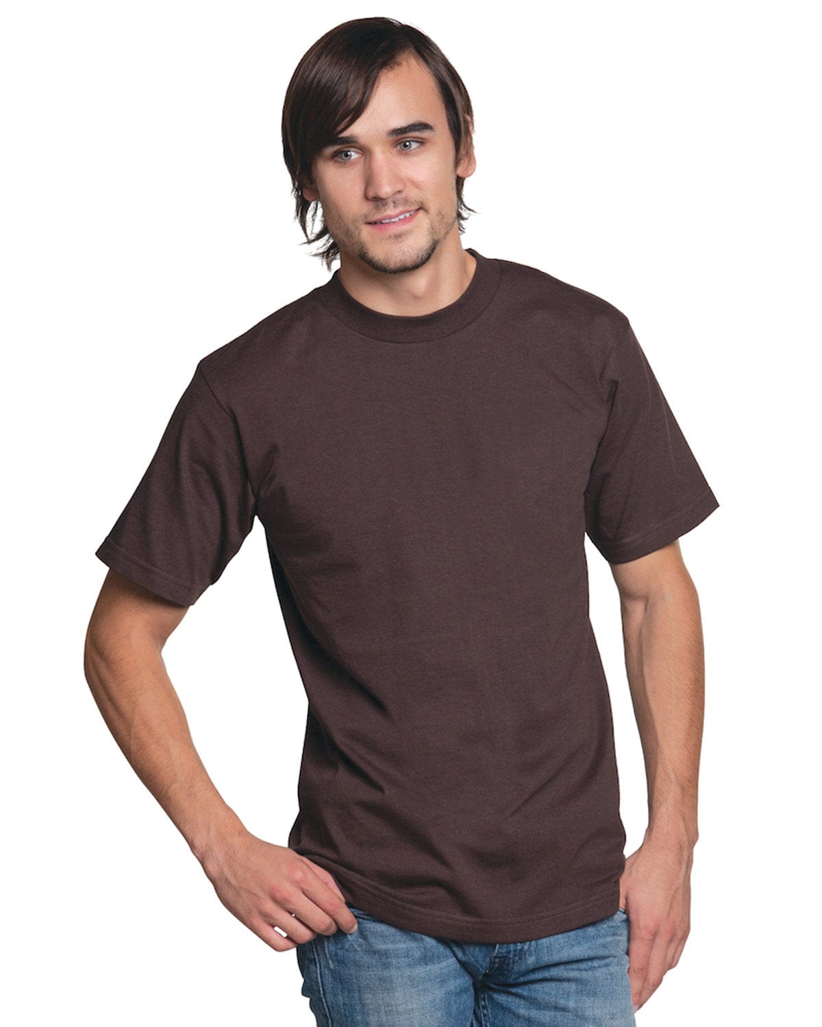 Bayside T-Shirts S / Chocolate Bayside BA2905: Adult 6.1 oz. 100% Cotton T-Shirt