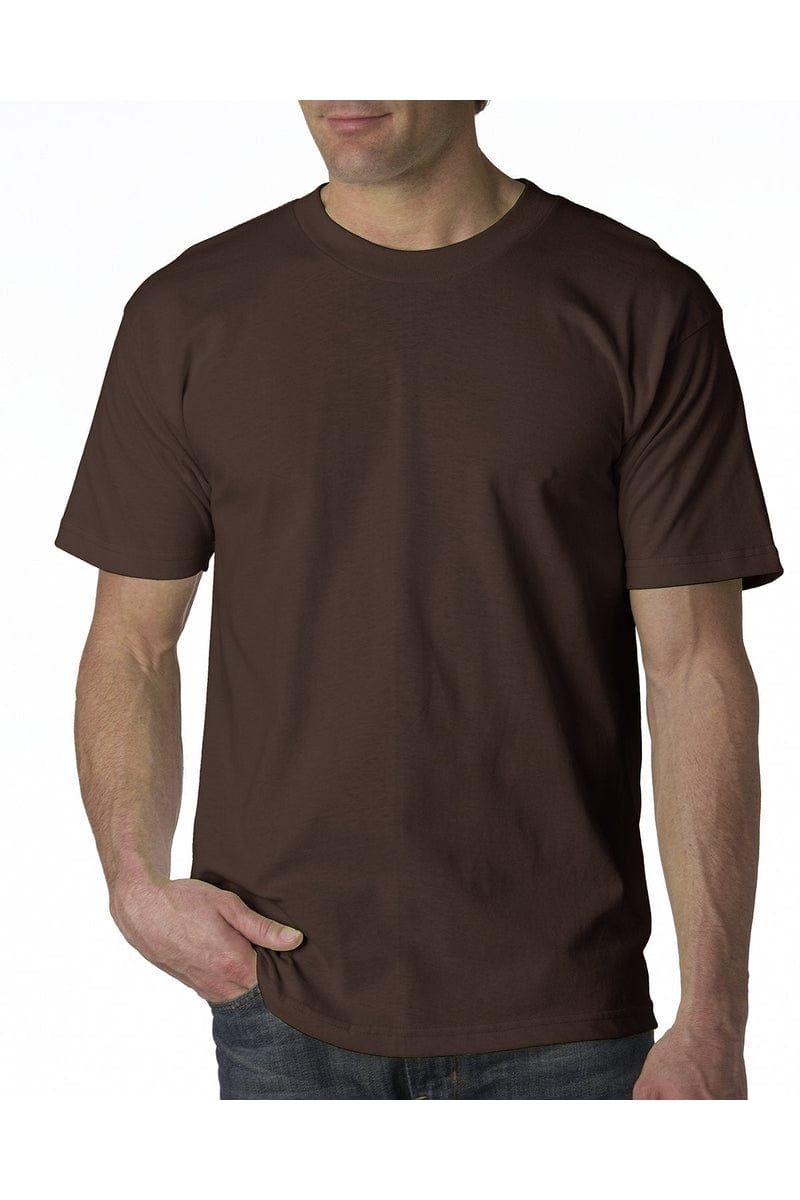 Bayside T-Shirts S / Chocolate Bayside BA5100: Adult 6.1 oz., 100% Cotton T-Shirt
