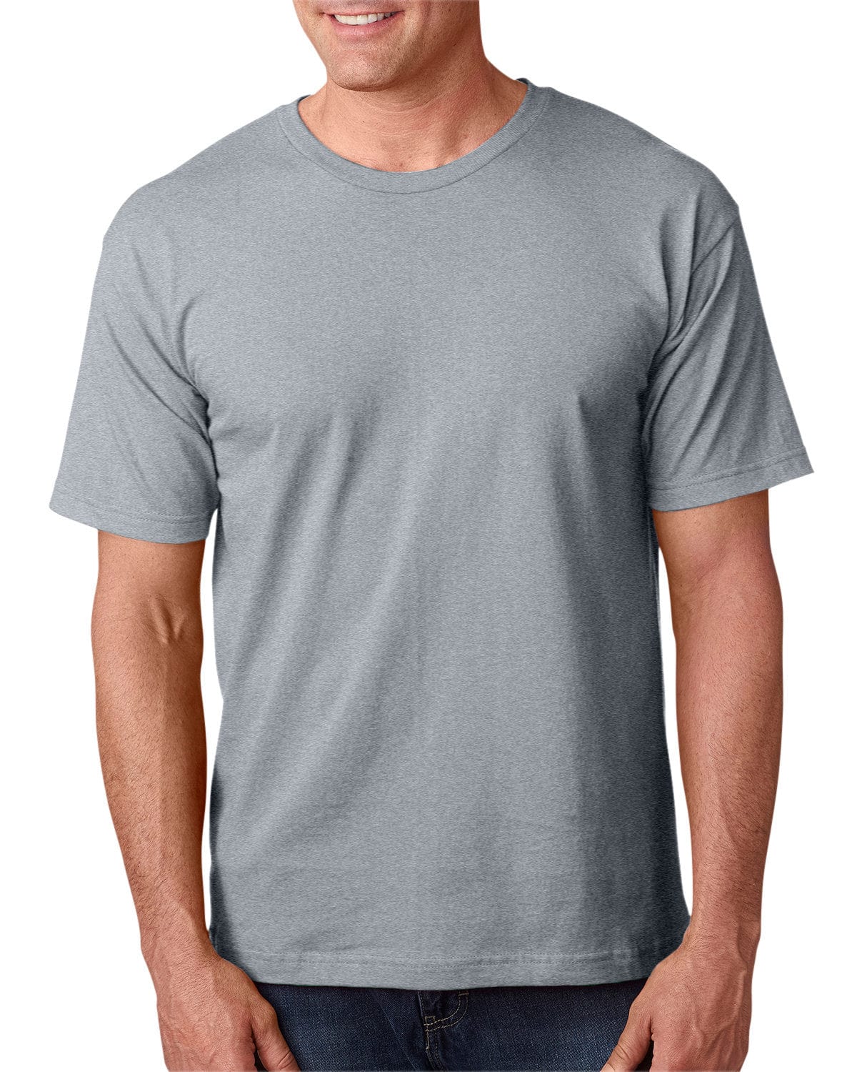Bayside T-Shirts S / Dark Ash Bayside BA5040: Adult 5.4 oz., 100% Cotton T-Shirt