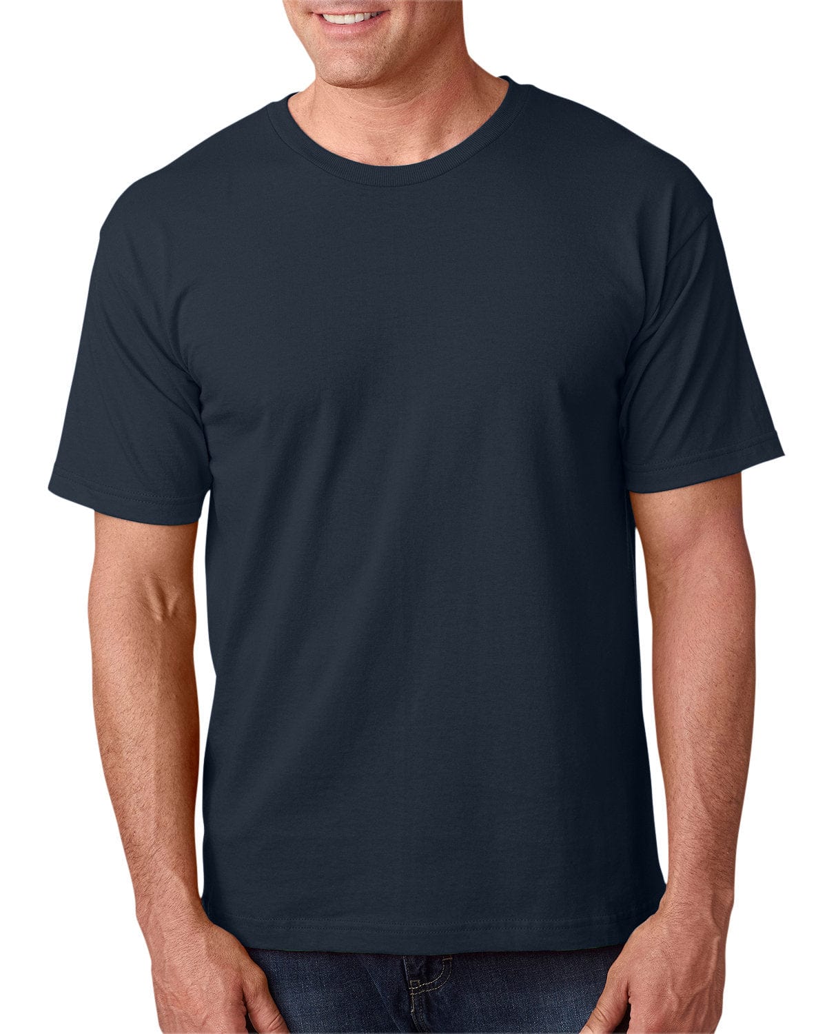 Bayside T-Shirts S / Dark Navy Bayside BA5040: Adult 5.4 oz., 100% Cotton T-Shirt
