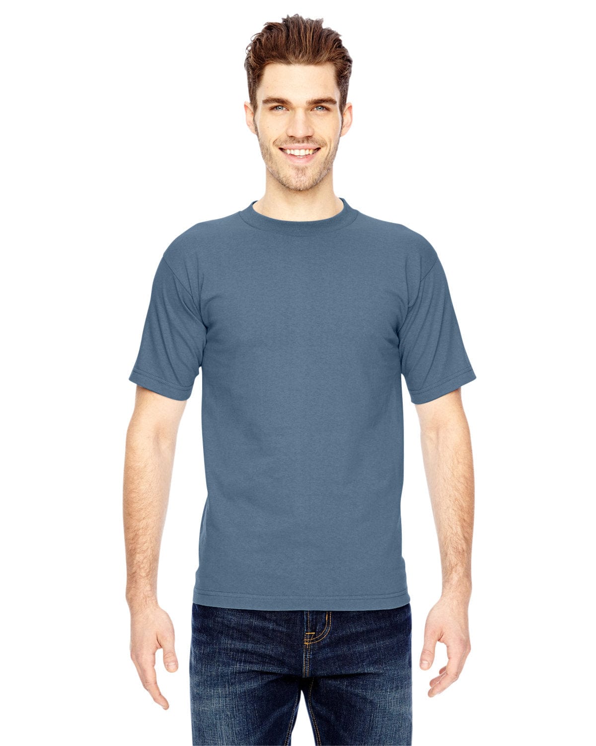 Bayside T-Shirts S / Denim Bayside BA5100: Adult 6.1 oz., 100% Cotton T-Shirt