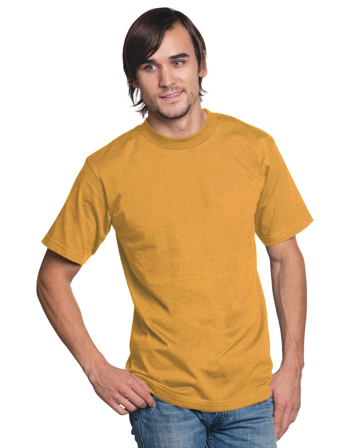Bayside T-Shirts S / Gold Bayside BA2905: Adult 6.1 oz. 100% Cotton T-Shirt
