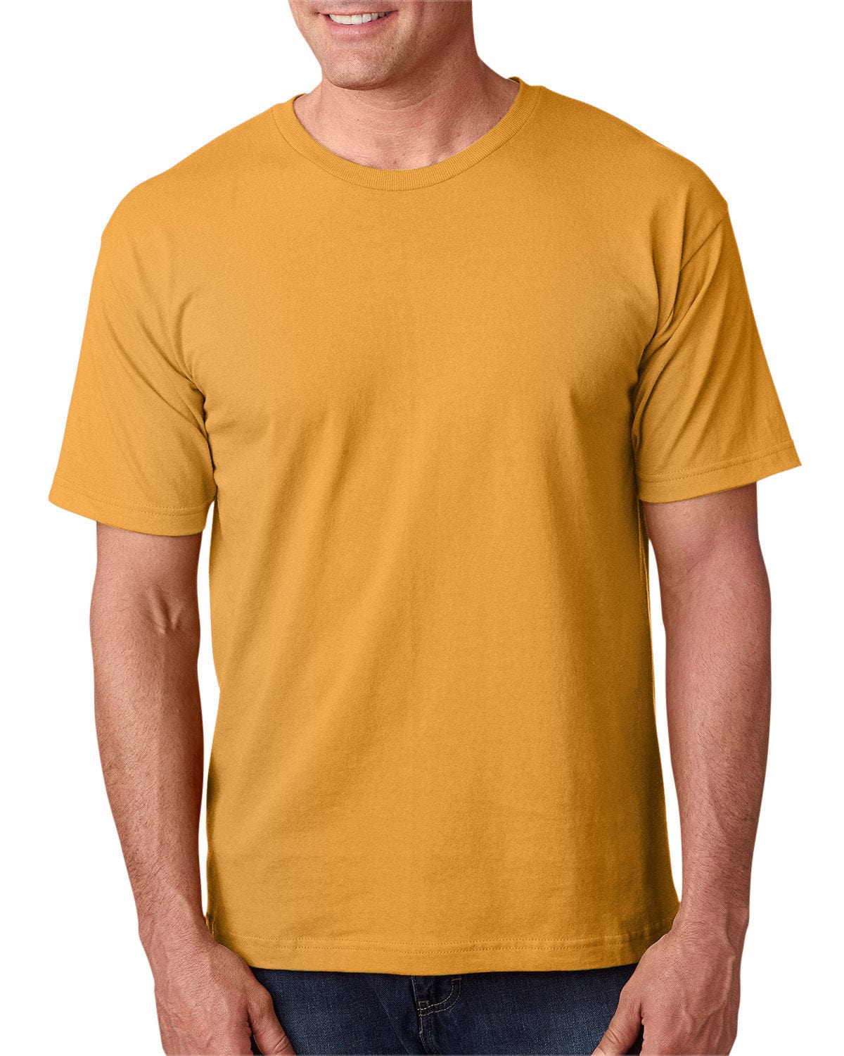 Bayside T-Shirts S / Gold Bayside BA5040: Adult 5.4 oz., 100% Cotton T-Shirt