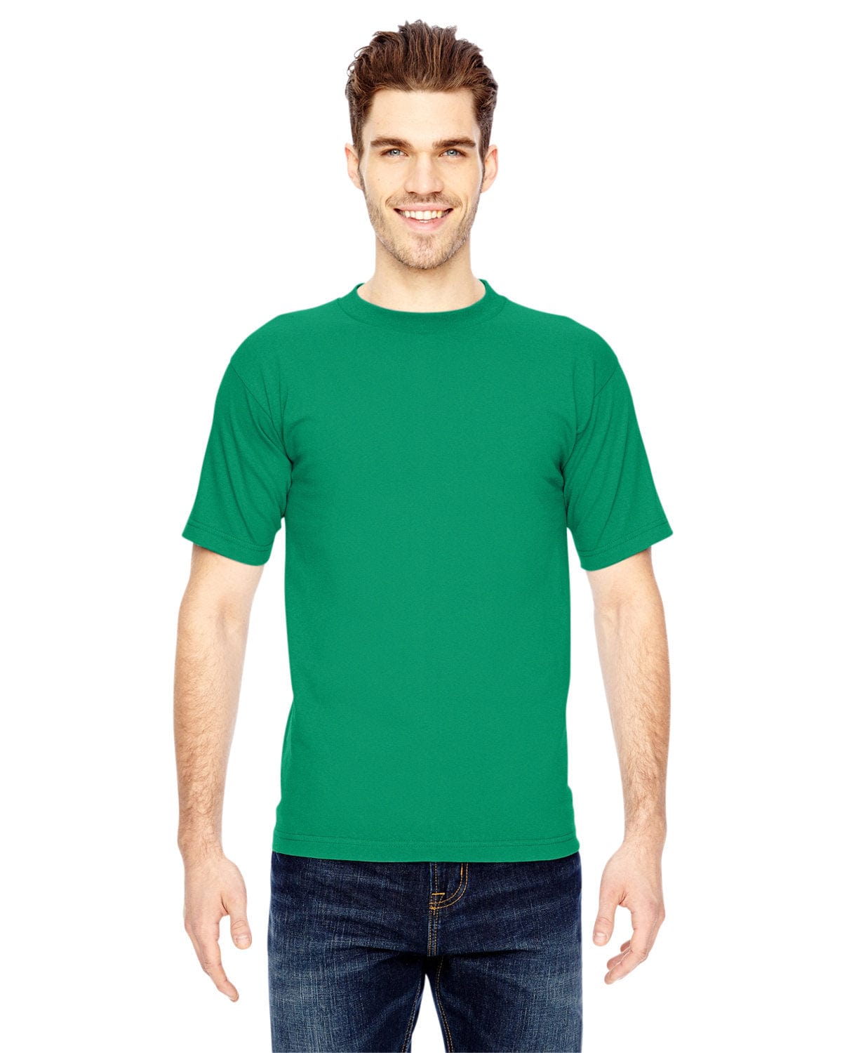 Bayside T-Shirts S / Kelly Bayside BA5100: Adult 6.1 oz., 100% Cotton T-Shirt
