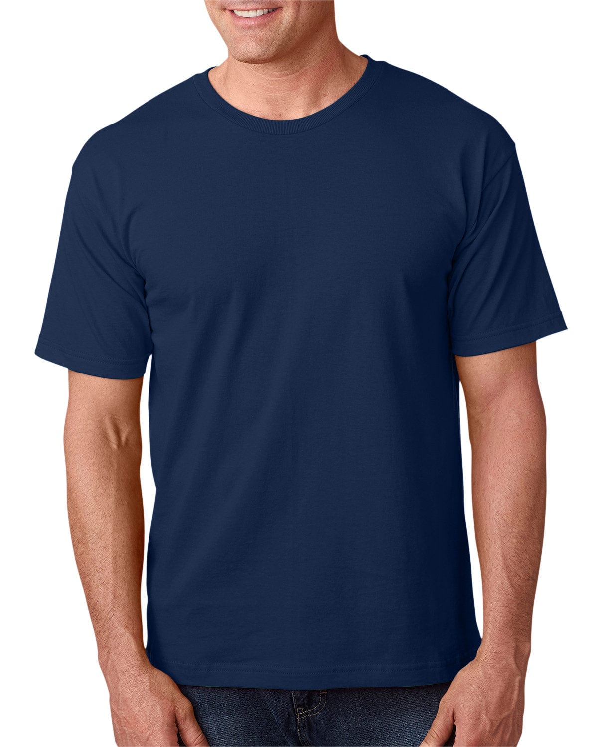 Bayside T-Shirts S / Light Navy Bayside BA5040: Adult 5.4 oz., 100% Cotton T-Shirt