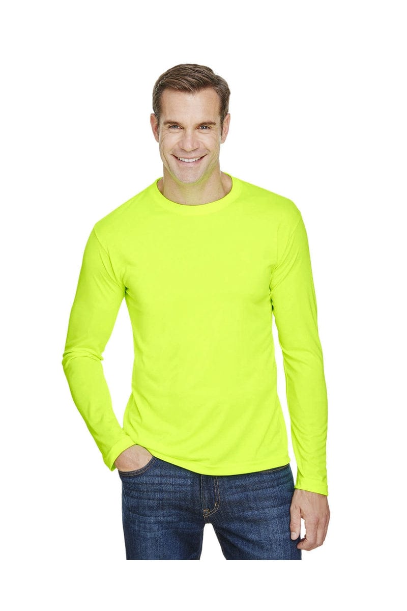 Bayside T-Shirts S / Lime Green Bayside BA5360: Unisex 4.5 oz., 100% Polyester Performance Long-Sleeve T-Shirt