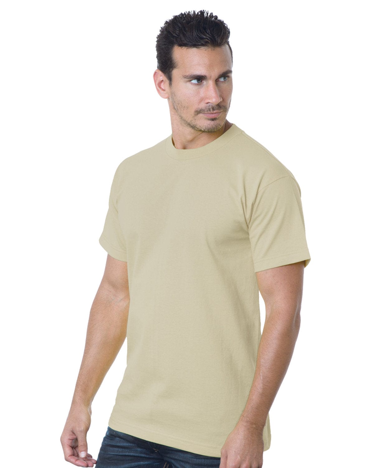 Bayside T-Shirts S / Natural Bayside BA5100: Adult 6.1 oz., 100% Cotton T-Shirt