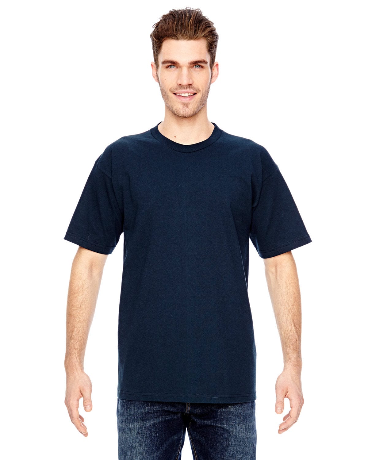 Bayside T-Shirts S / Navy Bayside BA2905: Adult 6.1 oz. 100% Cotton T-Shirt
