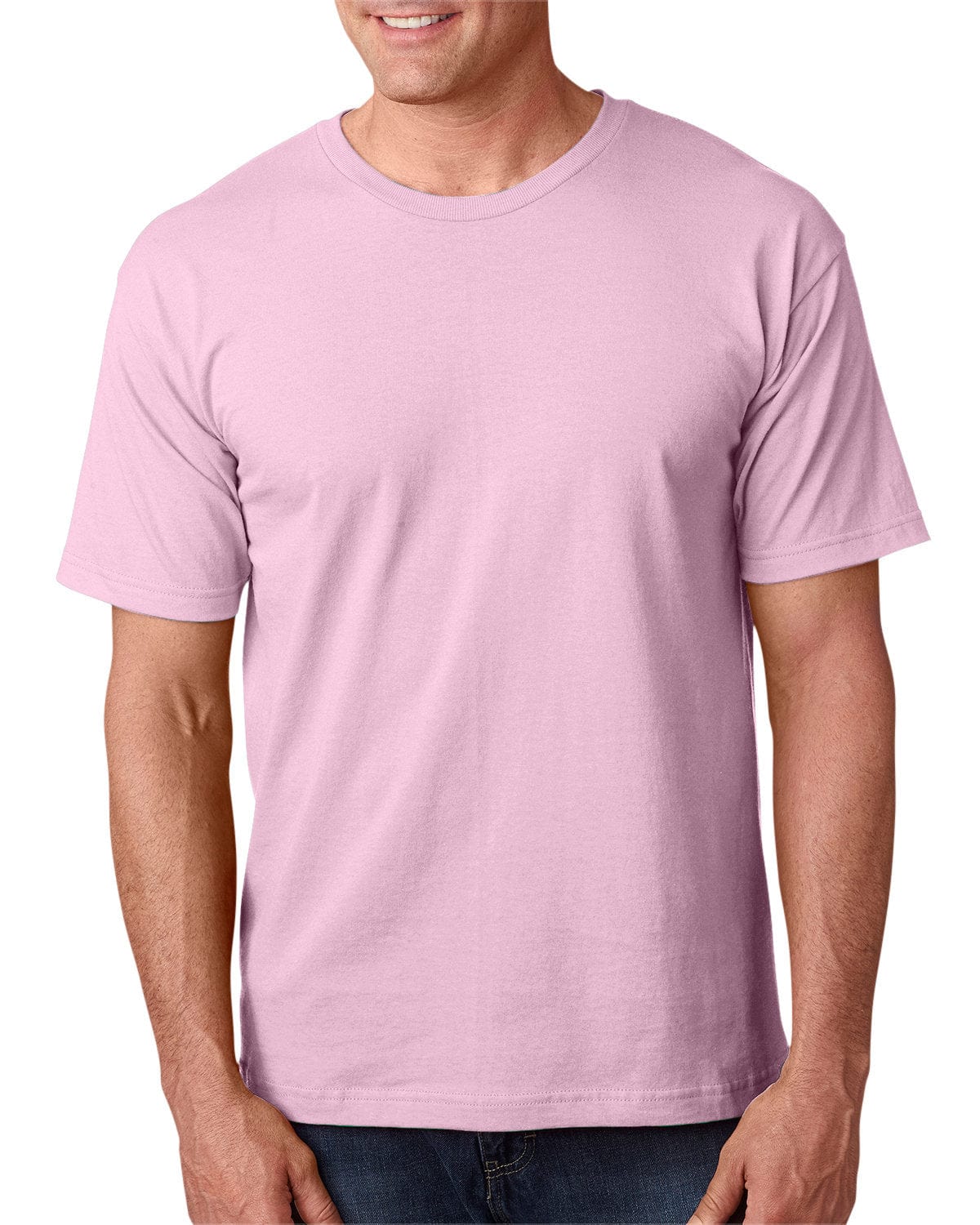 Bayside T-Shirts S / Pink Bayside BA5040: Adult 5.4 oz., 100% Cotton T-Shirt