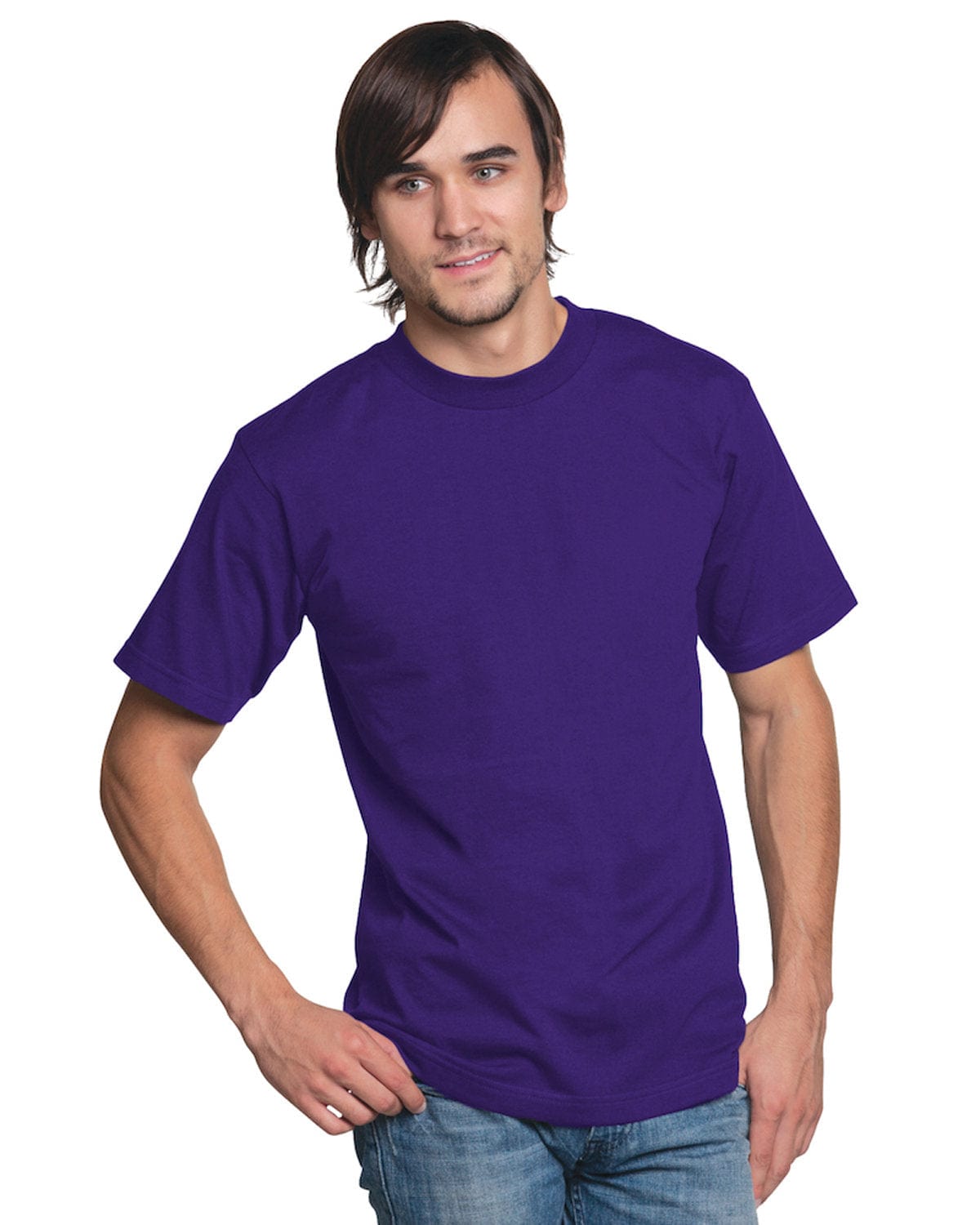 Bayside T-Shirts S / Purple Bayside BA2905: Adult 6.1 oz. 100% Cotton T-Shirt