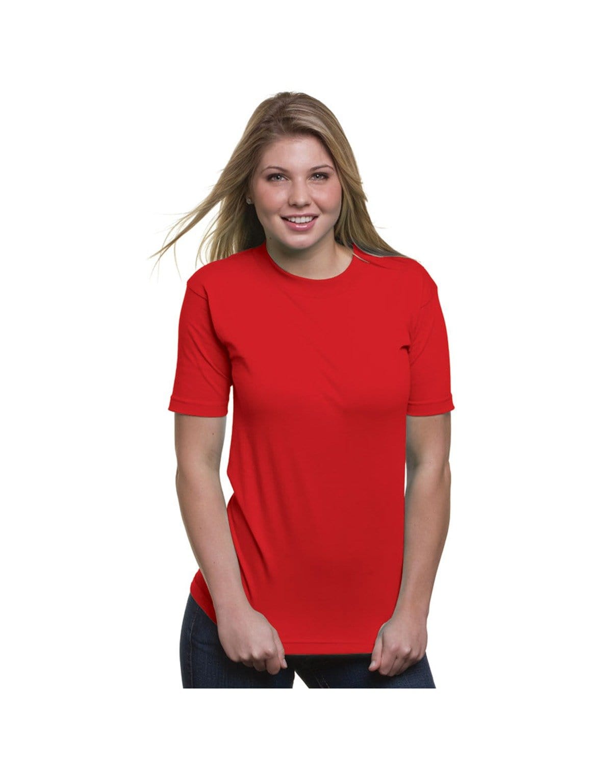 Bayside T-Shirts S / Red Bayside BA2905: Adult 6.1 oz. 100% Cotton T-Shirt