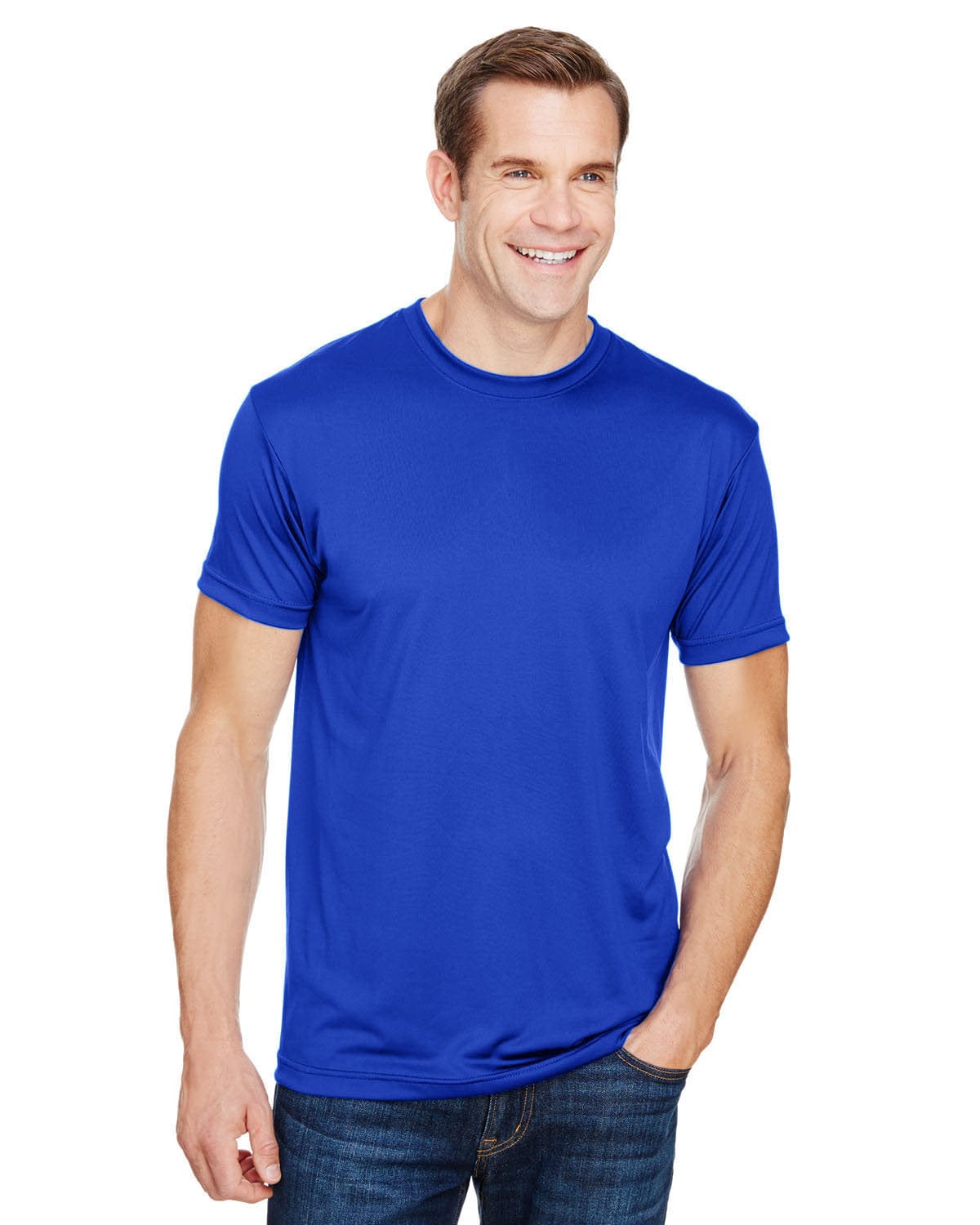 Bayside T-Shirts S / Royal Blue Bayside BA5300: Unisex 4.5 oz., Polyester Performance T-Shirt
