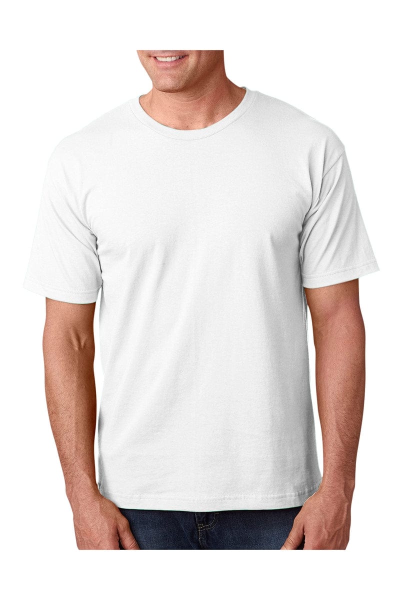 Bayside T-Shirts S / White Bayside BA5040: Adult 5.4 oz., 100% Cotton T-Shirt