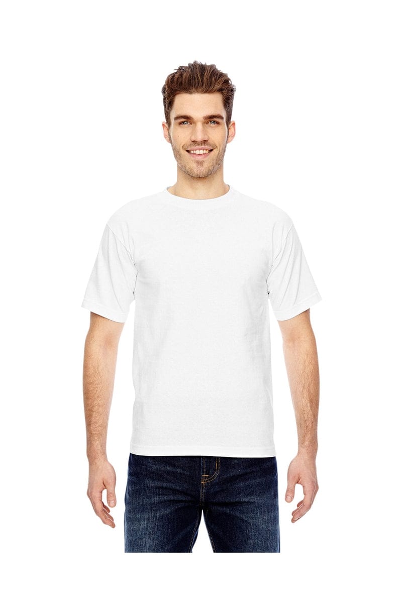 Bayside T-Shirts S / White Bayside BA5100: Adult 6.1 oz., 100% Cotton T-Shirt