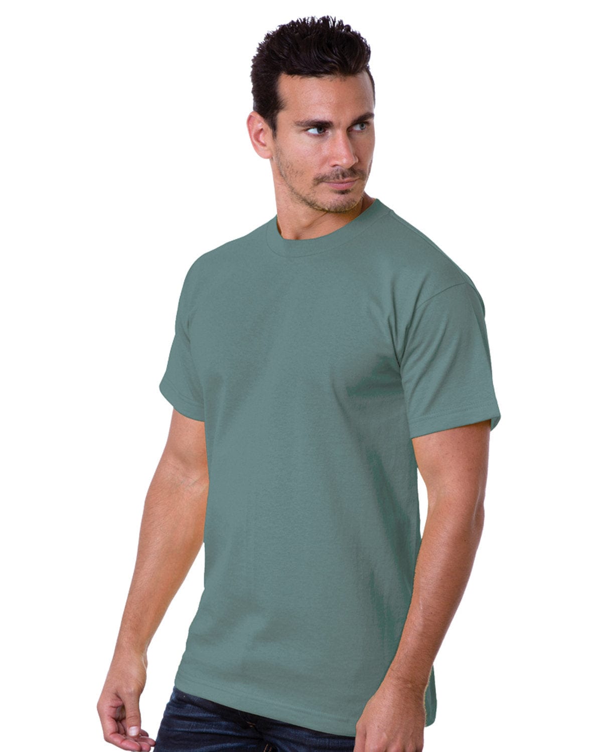 Bayside T-Shirts S / Willow Green Bayside BA5100: Adult 6.1 oz., 100% Cotton T-Shirt