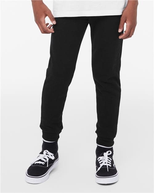BELLA + CANVAS 2673 M / Black BC3727Y: Youth Jogger Sweatpants