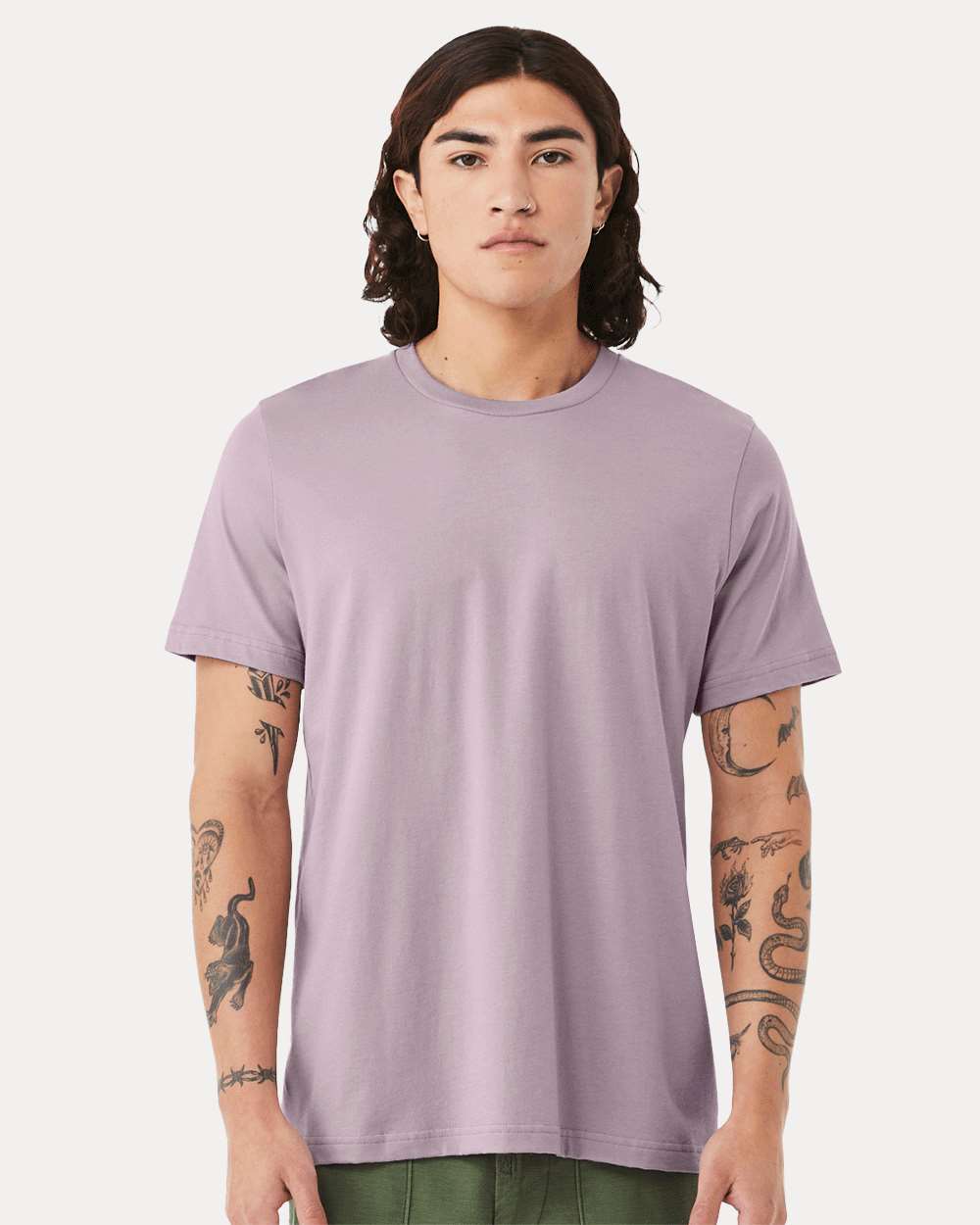 Bella Canvas 3001C XS / Light Violet Bella+Canvas 3001C Unisex Jersey T-Shirt