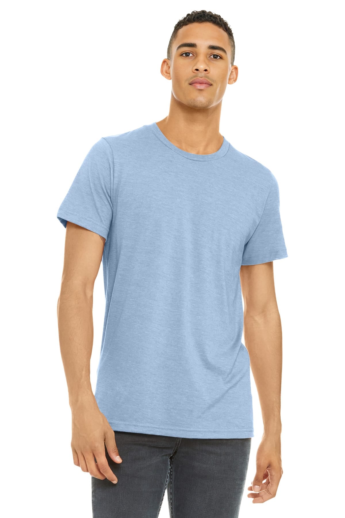 Bella Canvas BC3001CVC XS / Heather Baby Blue 3001CVC Unisex Heather CVC T-Shirt
