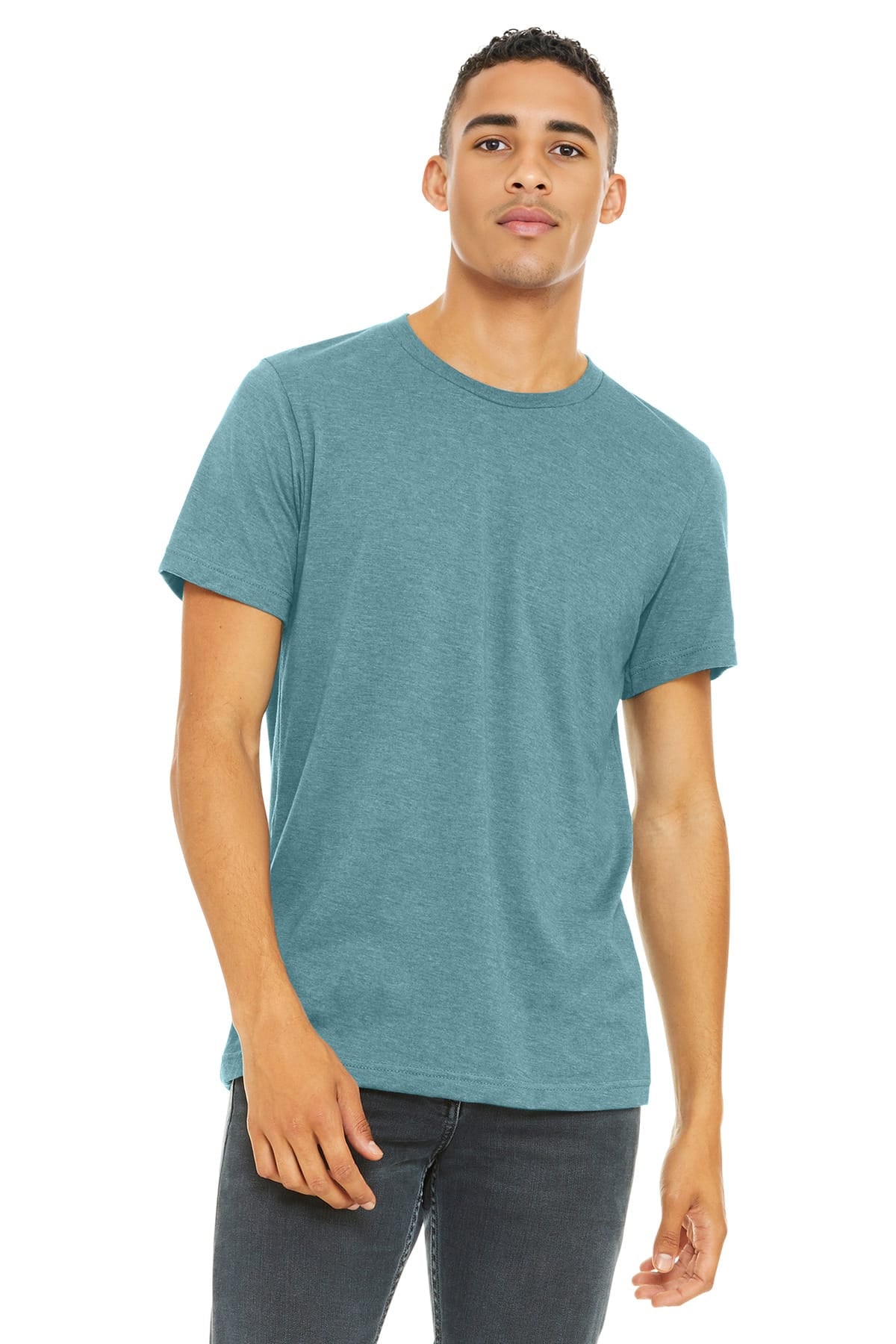 Bella Canvas BC3001CVC XS / Heather Blue Lagoon 3001CVC Unisex Heather CVC T-Shirt