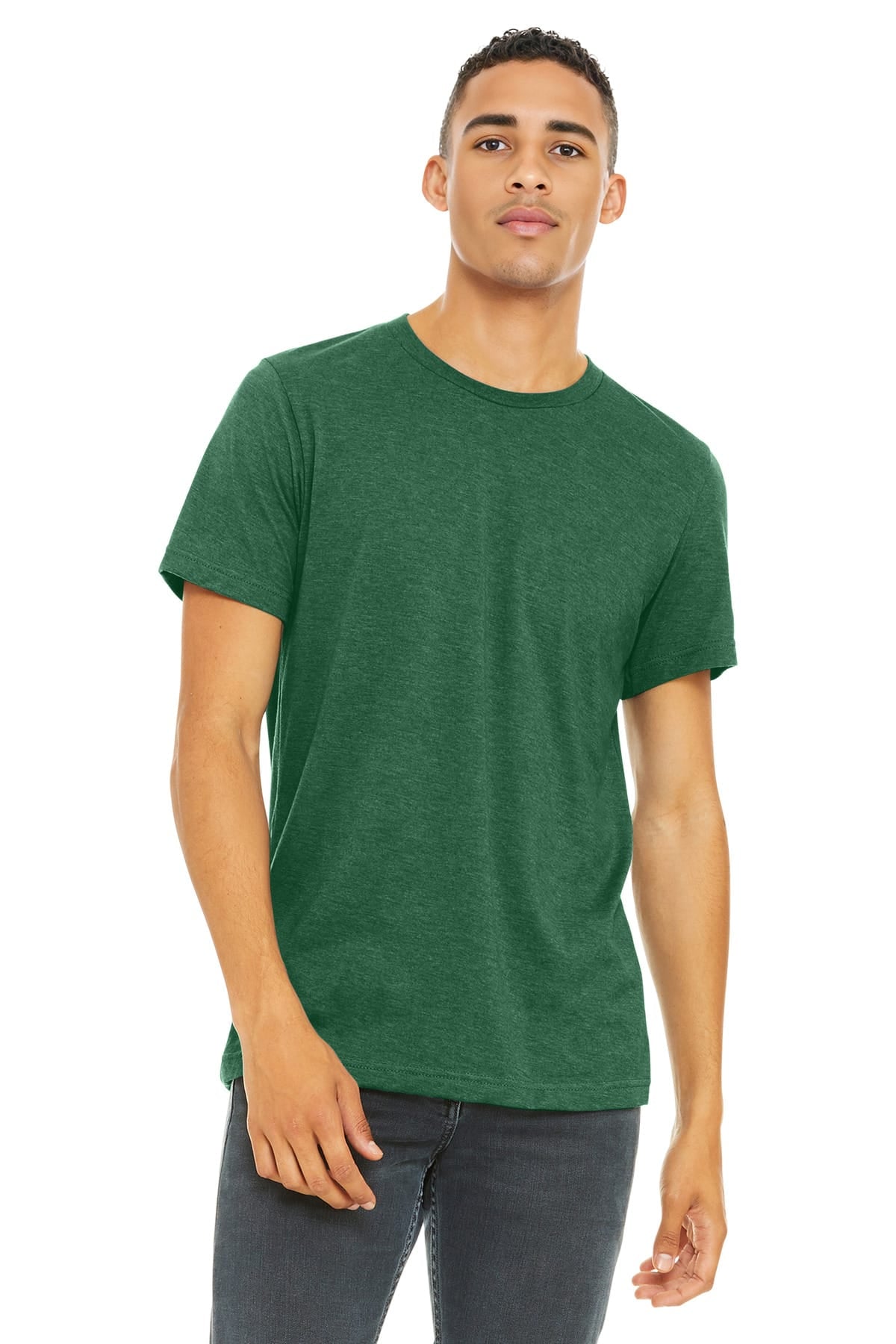 Bella Canvas BC3001CVC XS / Heather Grass Green 3001CVC Unisex Heather CVC T-Shirt