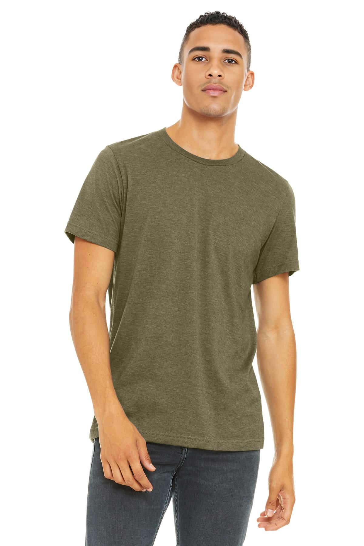 Bella Canvas BC3001CVC XS / Heather Olive 3001CVC Unisex Heather CVC T-Shirt