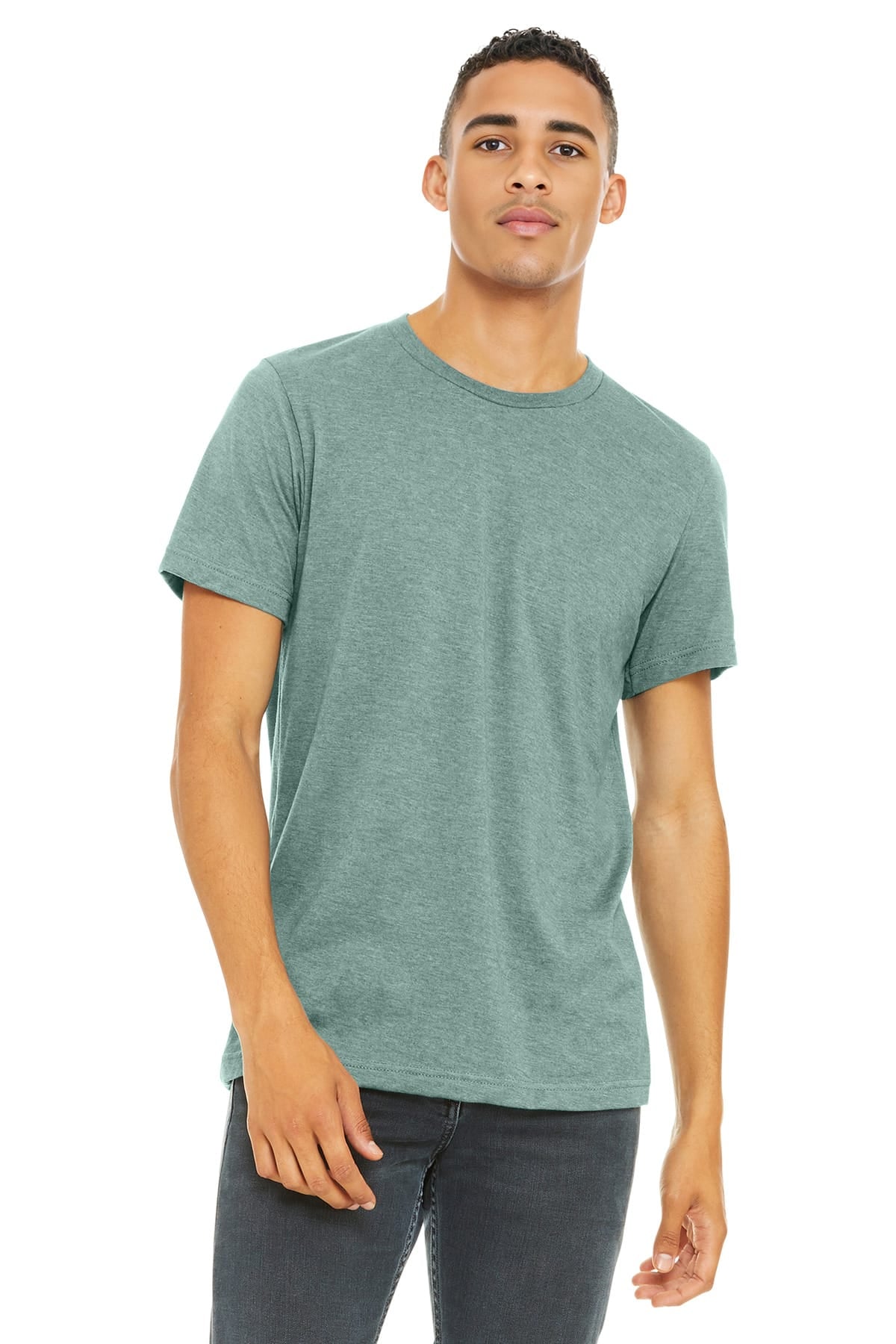 Bella Canvas BC3001CVC XS / Heather Prism Dusty Blue 3001CVC Unisex Heather CVC T-Shirt